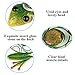 LIFFY Metal Frog Wall Art - Frog Outdoor Wall Decor - Garden Frog Decor for Patio Fence, Pretty Gift Idea - 12inch