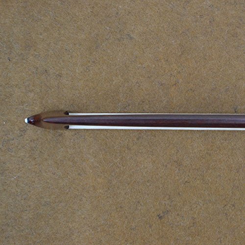 VingoBow Antique Full Silver Mounted Master Viola Bow Pernambuco Performance! Gerat Balance and Well Flexible Fine String Instrument Part, Art No.910M