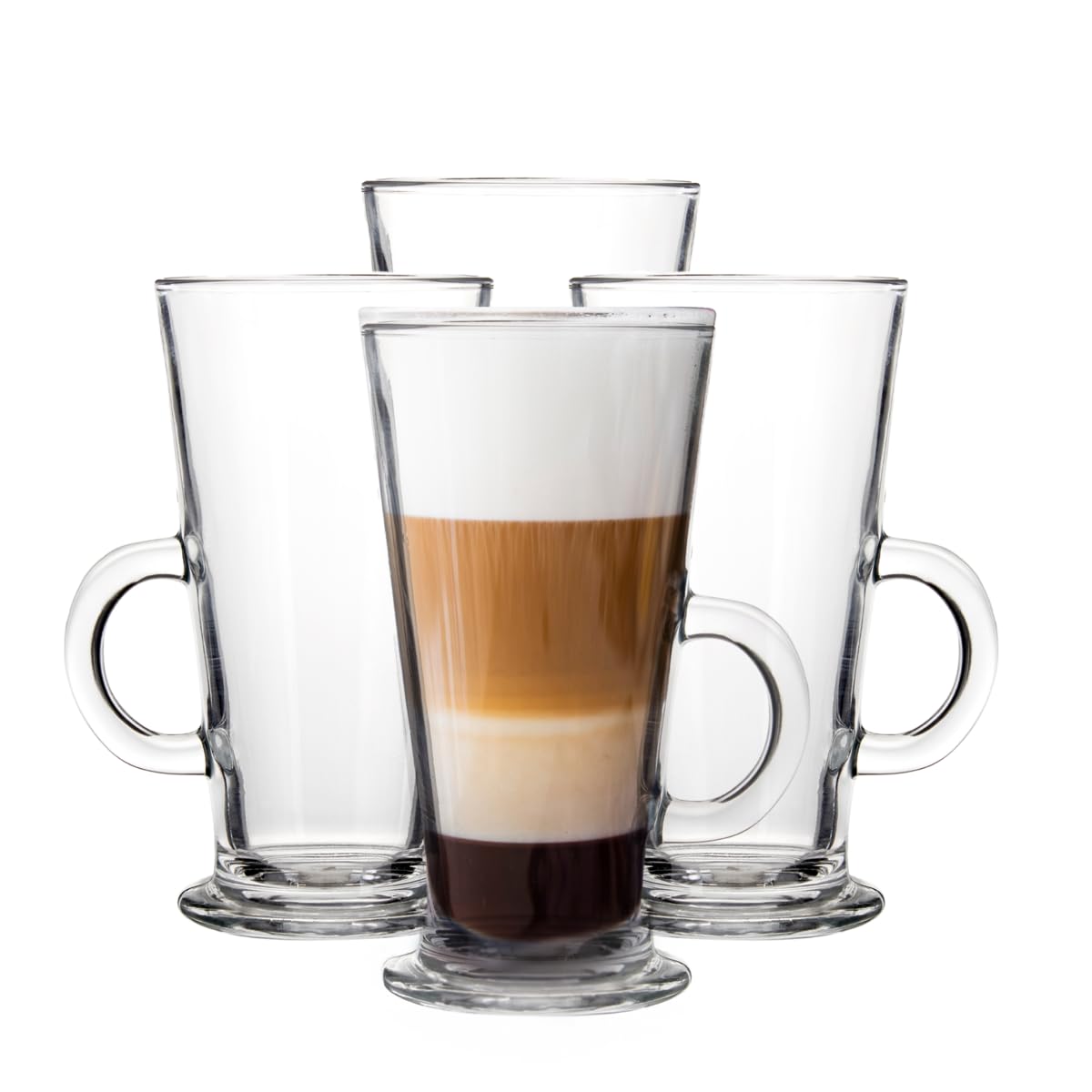 Premier Maison Latte Glasses - Set of 4 - Set of 4