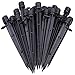 Axe Sickle Set of 50 Drip Emitters Perfect for 4mm / 7mm Tube, Adjustable 360 Degree Water Flow Drip Irrigation System for Watering System.