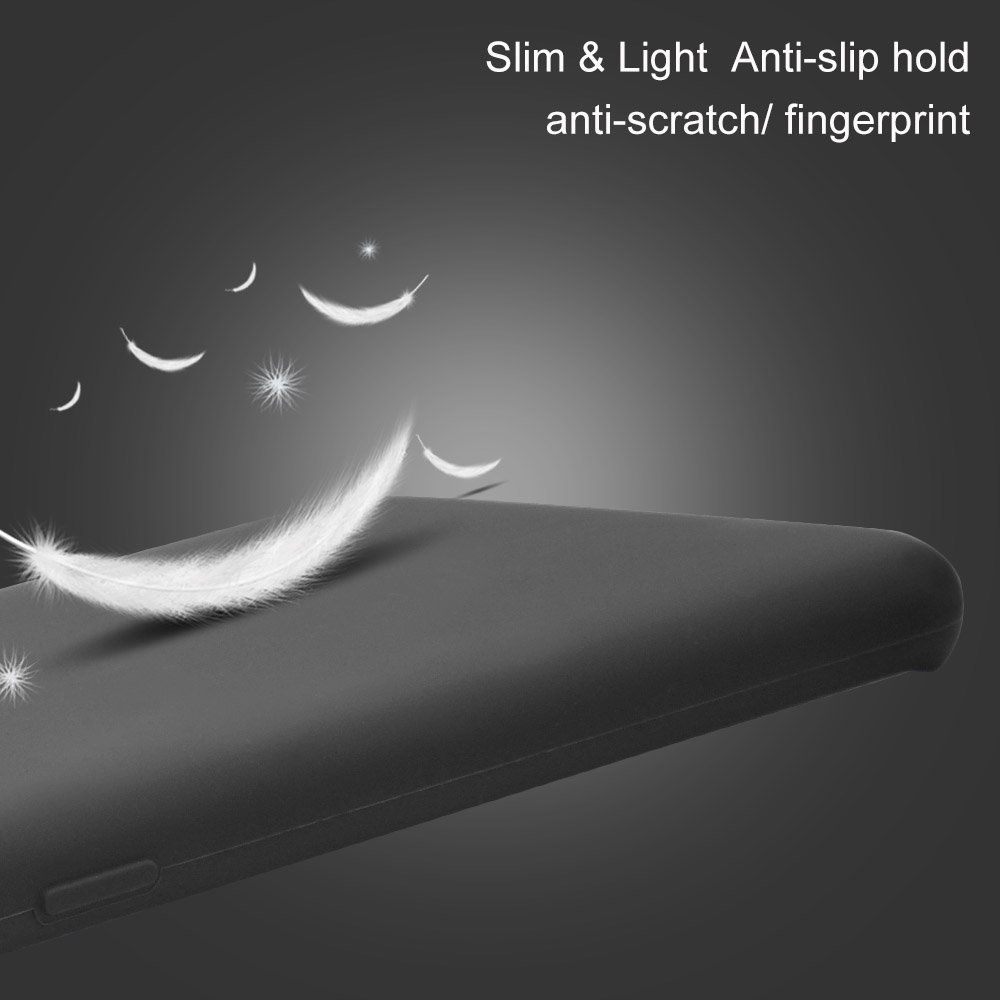 Phone Case for S8,Silicone Gel Rubber Case with Soft Microfiber Cloth Lining Cushion Protective Case for Samsung S8 (Black)