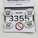 BibBoards SNAP & Lock for Event/Race Bibs Pinless Race/Event Bib Number Fasteners (Safety Pin Replacement) (I Thought They Said Rum)