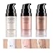Strobing Liquid Highlighter Makeup Smooth Shimmer Glow Liquid Illuminator for Face Contour Makeup (3.Peach Champagne)