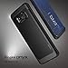Ringke Onyx Compatible with Galaxy S8 Case Brushed Metal Design Flexible & Slim Dynamic Stroked Pattern Trim Fingerprint Resistant Cover for Samsung Galaxy S 8 (2017) - Black