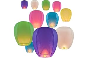 GENERIC 10Pcs Colorful Paper Lanterns Decorative for Birthday, Wedding, Christmas and Home Decoration.
