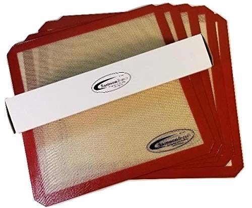 5-Pack Premium Silicone Sheets for Samson"Silent" 10 Tray ALL Stainless Steel Dehydrator