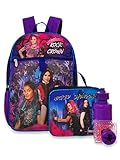Disney Descendants 5-Piece Backpack Set - purple/multi, one size