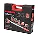 TEKTON 7574 Ratchet Pipe Threader Kit, 9-Piece