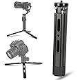 EaxanPic Aluminum Mini Tripod, Desktop Tabletop Stand Tripod for Zhiyun Smooth Q/4, Crane Plus/2,Weebill s, Ronin S/SC/RS2/RSC2, Osmo Mobile,Gimbal Handle Grip Stabilizer