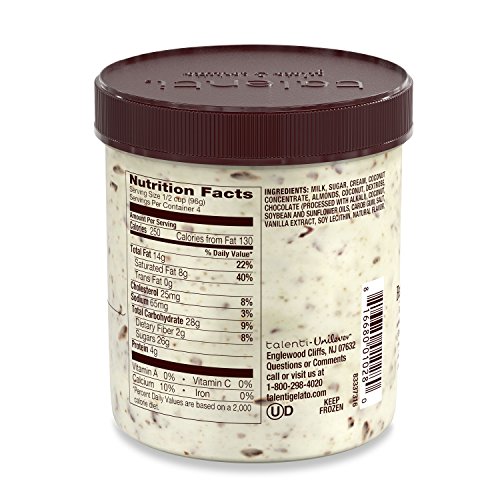 Talenti Gelato Coconut Almond Chocolate, 1 pint (Frozen)