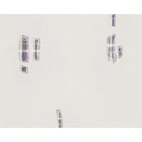 A.S. Creation, 897428, 897 428 modello Natura carta da parati Dekora 5, colorato/grigio