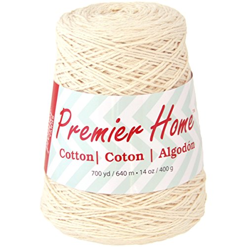 Home Cotton Yarn - Solid Cone-Cream