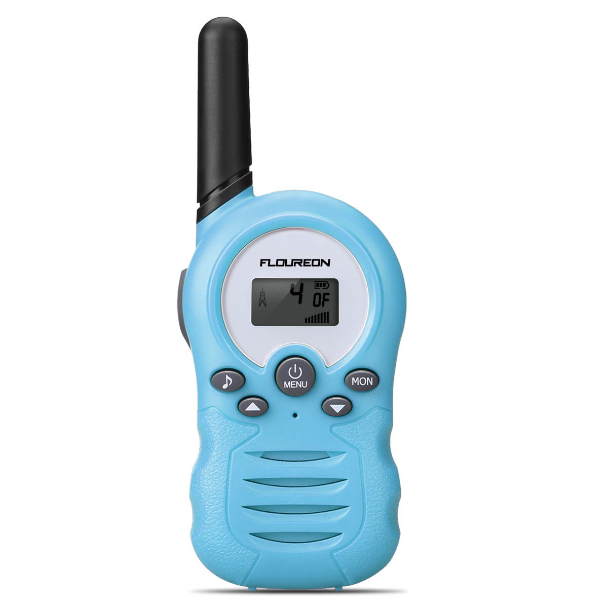 Kids Walkie Talkies FLOUREON Two Way Radios 22 Channel 3000M (MAX 5000M Open Field) UHF Long Range Handheld Talkies Talky (Blue)