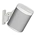 Sanus Wireless Speaker Wall Mount for Sonos PLAY:1 & PLAY:3 - Tool Free Tilt & Swivel Adjustments For Best Audio - Single (White) - WSWM1-W1