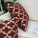 CaliTime Pack of 2 Soft Throw Pillow Covers Cases for Couch Sofa Home Decoration Modern Quatrefoil Trellis Geometric 18 X 18 Inches Burgundy Gold