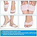 Yosoo Toe Sleeve Metatarsal Pads for Forefoot Bunion and Mortons Neuroma Pain Relief Cushioning