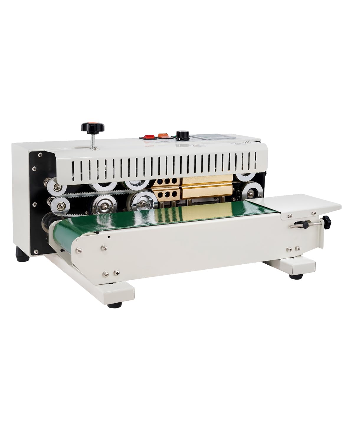 Photo 1 of ** SOLD AS IS, NO REFUND/RETURN** SEE COMMENTS!
FR-900 Continuous Band Sealer, Automatic Horizontal Band Sealer 110V, Continuous Sealing Machine Temperature Control, Bag Sealer Machine for PVC Bags Films