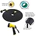 NEW NaturoHose Expandable Garden Hose with 8 Spray Pattern Nozzle. Strongest Expanding Garden Hose on the Market with Triple Layer Latex Core & Latest Improved Extra Strength Fabric Protection