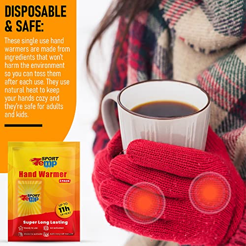 Hand Warmers (90 Count) Up to 11 Hours of Heat, Super Long Lasting