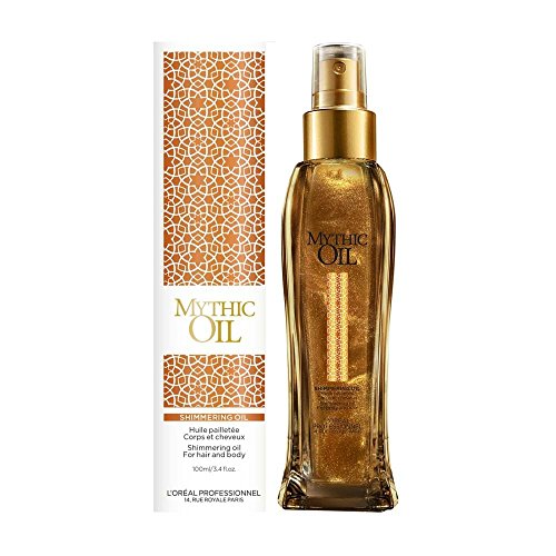 L'Oreal Professional Mythic Shimmering Women's Hair and Body Oil, 3.4 Ounce