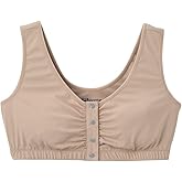 Silverts Front Closure Bra - Comfortable Adaptive Front Snap Bra for Elderly