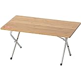 Snow Peak Single Action Camping Table, Portable Dining and Game Outdoor Table - Low