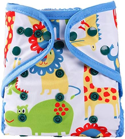 simfamily One Size Fit All Baby Reusable Waterproof Diaper Nappy Cover Double Gussets (Color NO 23)