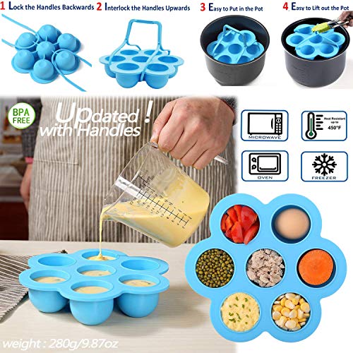 image for Markmesafe Large Steamer Basket Set Compatible 6,8 Quart (Qt) Instant 