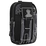 MoKo Universal Outdoor Waist Bag, Molle Pouch Camping Belt Purse Fit 6.8