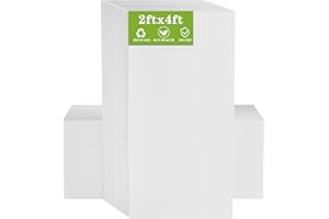 MODCART Drop Ceiling Tiles, Smooth White PVC Ceiling Panel 24 x 48in, Fire Rated Reusable & Waterproof Washable, High-Grade PVC to Prevent Breakage - Package of 20 Tiles