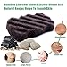 Konjac Body Sponge Set of 4 Bamboo Charcoal Body Facial Sponge Exfoliator Sponge Exfoliating Facial Cleansing for Men Women (4 Pack)