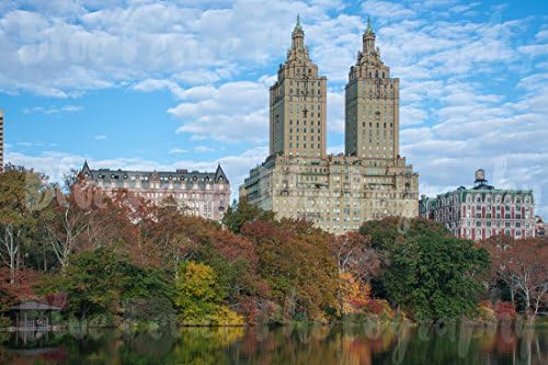 Autumn Photography, Autumn At San Remo Towers, Central Park Art, New York, Nature Photography, Manhattan Print, Bedroom, Living Room, Sizes Available from 5x7 to 20x30.