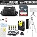 32GB Accessory Kit for Nikon Coolpix B500, L330, L340, L810 L820 L830 L840 Digital Camera Includes 32GB High Speed SD Memory Card + 4AA Rechargeable NIMH Batteries + Rapid Charger + Case + Tripod ++