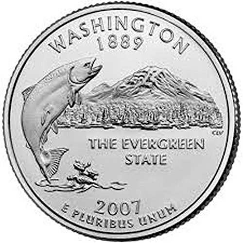 US 2007 Washington State Quarter BU Uncirculated Coin Simple Slide 36" Cord Bolo Tie NEW - Thumbnail 6