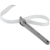 DURATECH Strap Wrench 12" Handle, Adjustable Nylon Strap Pipe Wrenches | Oil Filter Strap Opener Wrench