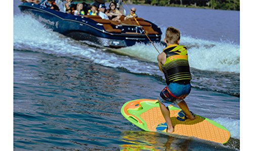 ZUP You Got This 2.0 Board and Handle Combo, All-in-One Kneeboard, Wakeboard, Wakeskate, and Wakesurf Board for All Ages, Lime