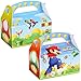 BirthdayExpress Super Mario Bros Party Supplies - Empty Favor Boxes (4)