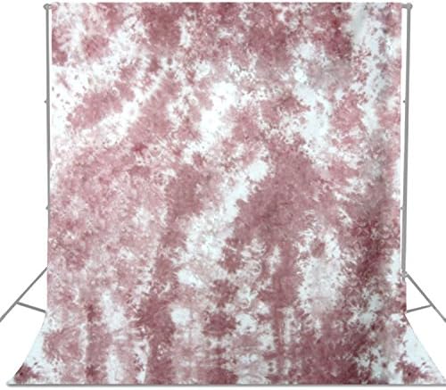 Julius Studio 6 X 9 Ft Coral Red and White Hand Dyed Muslin Backdrop Background Screen for Photo Video Studio, LIQ118-JSAG