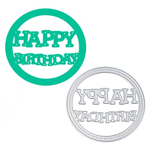 Metal Cutting Dies, NXDA Embossing Dies Stencil Template for DIY Scrapbook Album Paper Card Craft Decoration (letter)