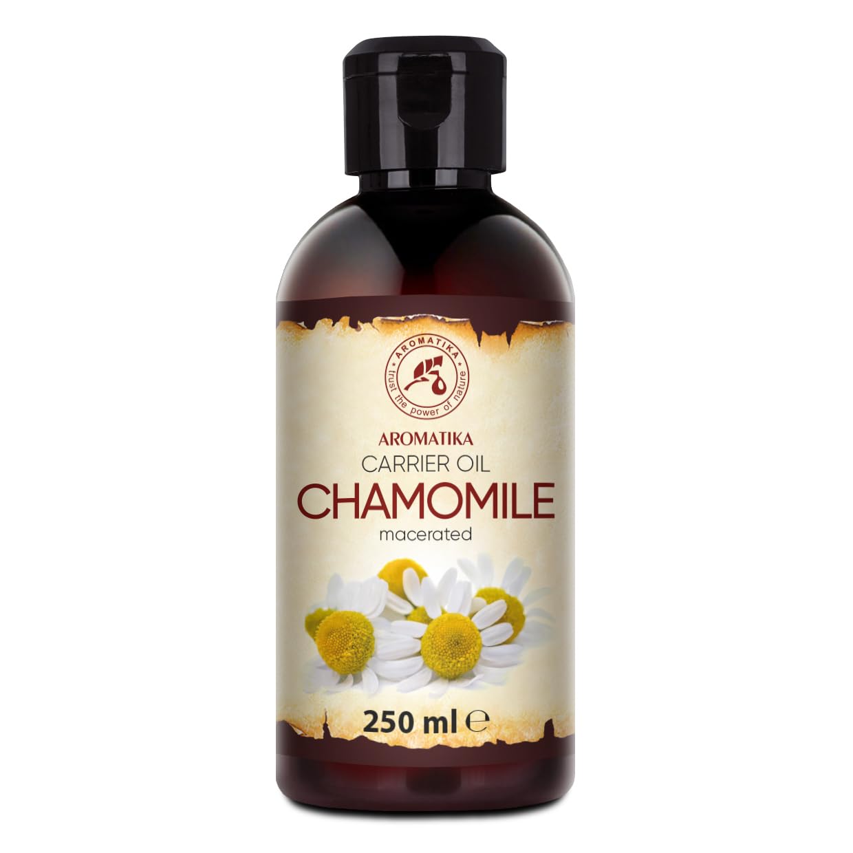 Chamomile Oil 250ml - Natural Chamomile Oil - Carrier Oil - Base Oil - Care for Face - Nails - Hands - Hair - Massage - Body Care