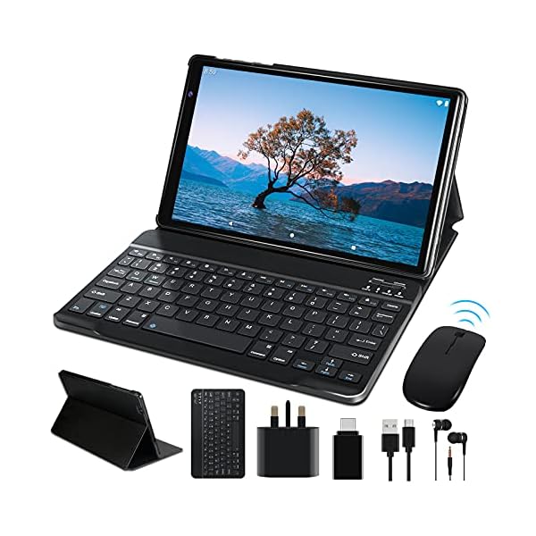 FACETEL 2022 Tablet 10 Inch Android 11 OS, Tablet with Octa-Core 4GB RAM 64GB ROM(128GB Expansion), 5G+2.4G WiFi | 5MP…