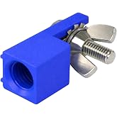 Bon 82-278 Threaded Brush Adapter Single Ear Aluminum Adapter for Acme Broom Handles Bull Float Thread