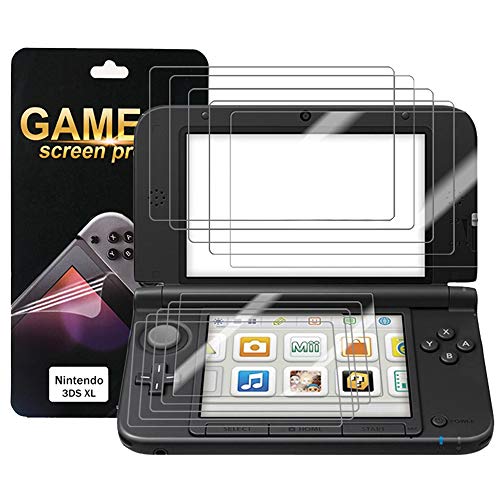 Nintendo 3DS XL Screen Protector (5X Top + 5X Bottom) PET Full Coverage Highly Definition Screen Protector for Nintendo with Not Bubble Super Thin Anti-Glare & Anti-Fingerprint (Matte) by FENGWANGLI