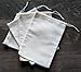 Celestial Gifts Muslin Bags 100pcs 5x7, 100% Cotton Drawstring Bags for Party Favors, Parts, Cowboy Coffe and More - Made in USA (Natural Hem & Drawstring)