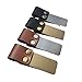 Toosunny 4 Pack Pen Loop Traveler Notebook PU Leather Pen Holder with Stainless Steel Clip
