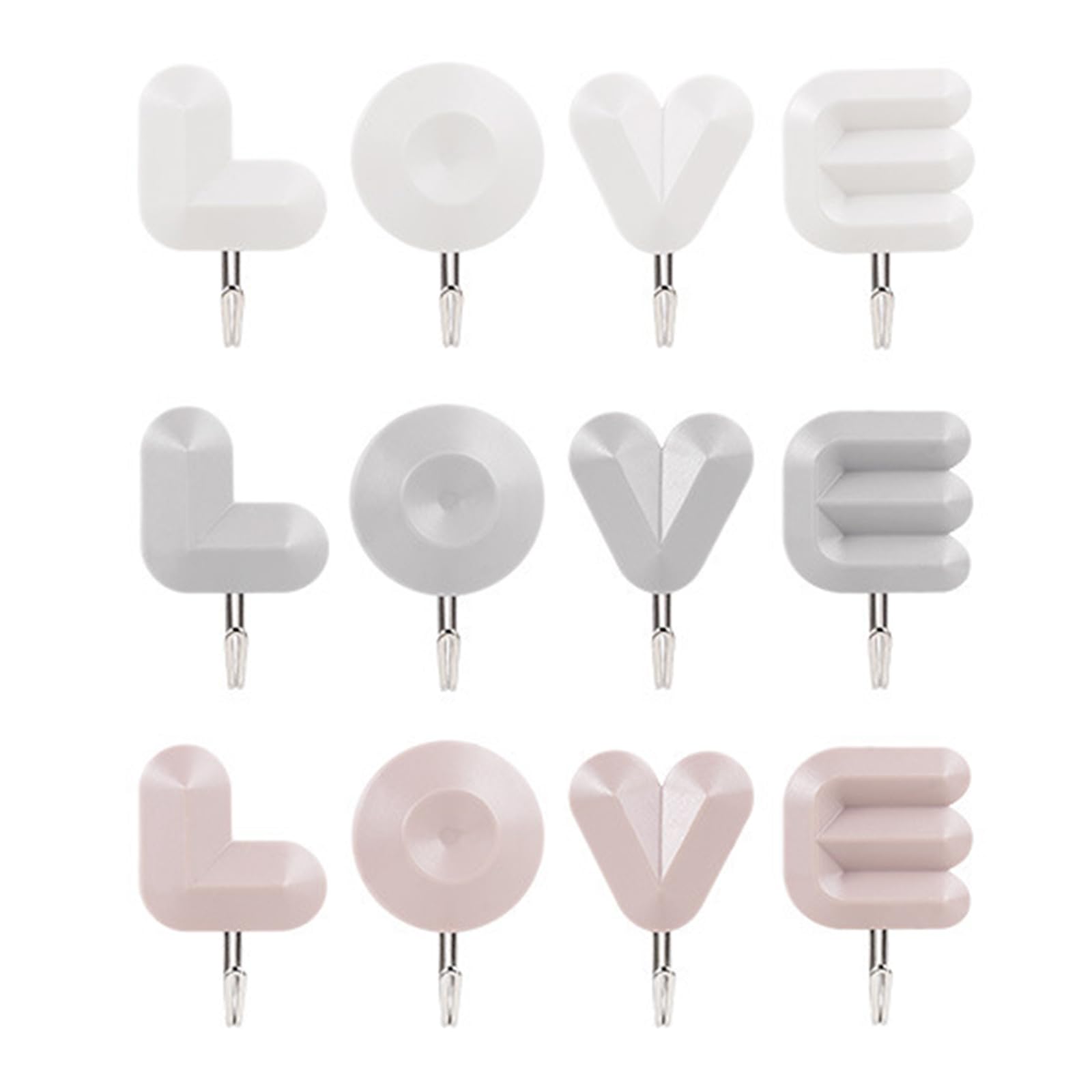 OFGAOO Wall Hooks, 4 Pack Hooks Heavy Duty Wooden Wall Hooks Modern Decorative Hanger Set for Entryway for Hanging Coat, Hat, Hat