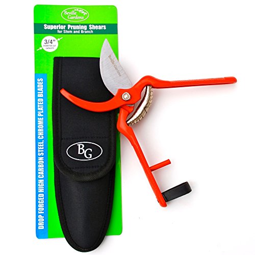 Professional Pruning Shears - Best Heavy Duty Hand Pruners for Serious Gardening - Versatile, Ergonomic, Razor Sharp Steel Garden Clippers, Tree Trimmers + Holster! - Image 10