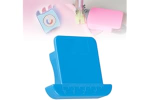 KOUJUT Magnetic Seam Guide for Sewing Machine, 2024 Upgraded Magnetic Seam Guide, Multi-Purpose Tool Strong Magnetic Gauge, Multifucntional Seam Guide Hemmer Sewing Accessories Supplies (1 Pack Blue)