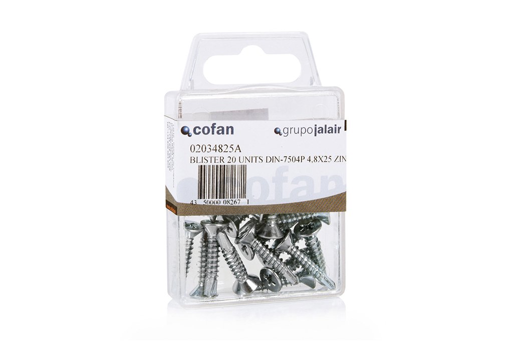 CoFan 02034216 A – Pack of 10 autotaladrantes Hex Head