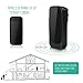 Wireless Doorbell, P-JING Waterproof Door Bell Chime Kit with 1 Remote Button and 1 Plugin Receivers, 58 Melodies to Choose From IP 44,Doorbell Operating at over 918-feet(280m) Range (Black)